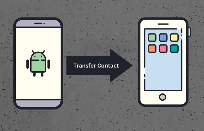 how to transfer contacts from android to iphone